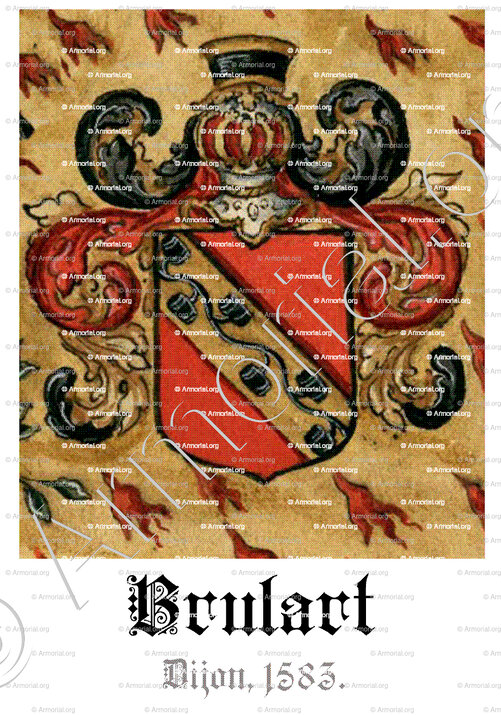 BRULART_Dijon, 1583. Bourgogne._France