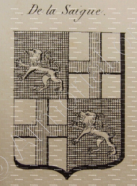 DE LA SAIGUE_Auvergne_France