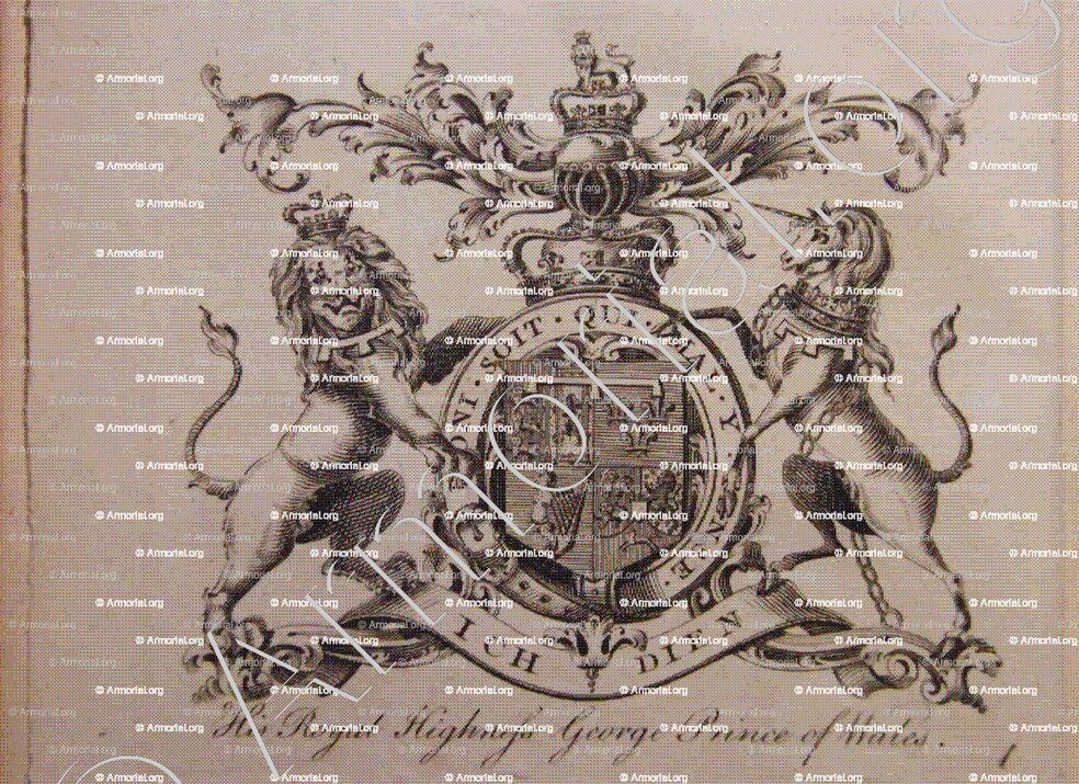 GEORGE Prince of WALES_The Peerage England, 1779._England