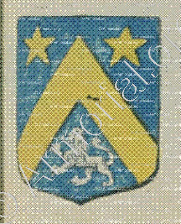 de COEGFONTAINES (Alsace)_Blason enregistré sous le règne de Louis XIV_France