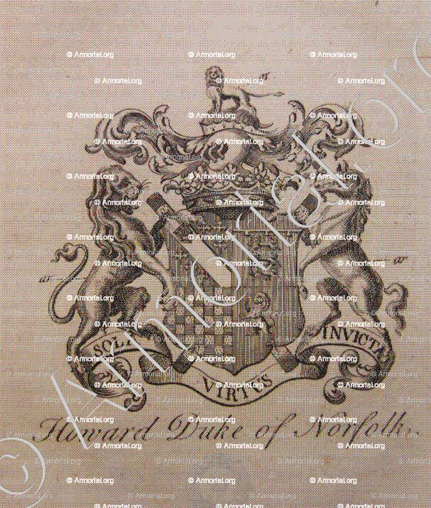 HOWARD Duke of Norfolk_The Peerage England, 1779._England