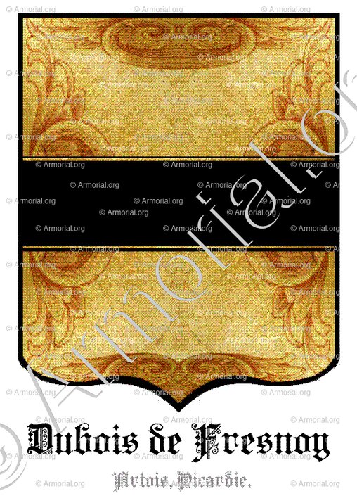 DUBOIS de FRESNOY_Artois, Picardie._France