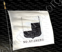 drapeau-AUSBERG_Incisione a bulino del 1756._Europa