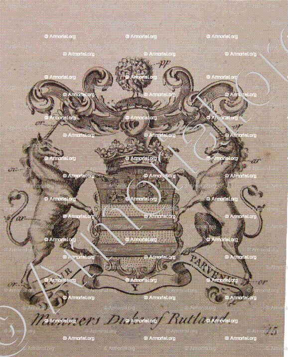 MANNERS Duke of RUTLAND_The Peerage England, 1779._England