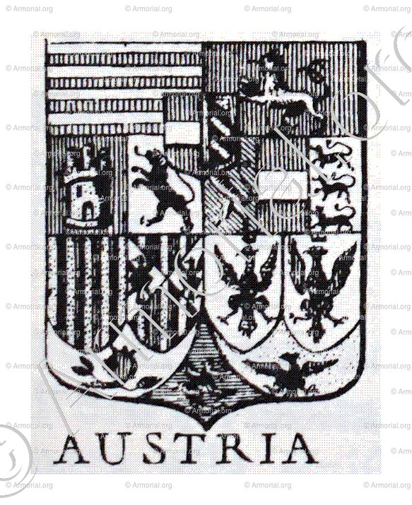 AUSTRIA_Incisione a bulino del 1756._Europa(2)