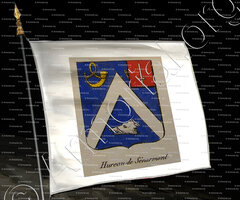 drapeau-HUREAU DE SENARMONT_Noblesse d'Empire._France