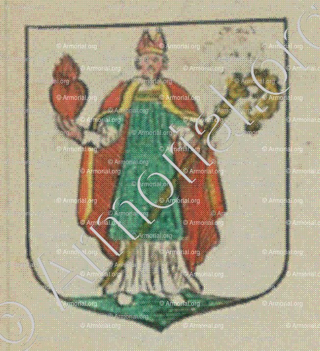 L'Abéïe de Morbach (Alsace)_Blason enregistré sous le règne de Louis XIV_France 