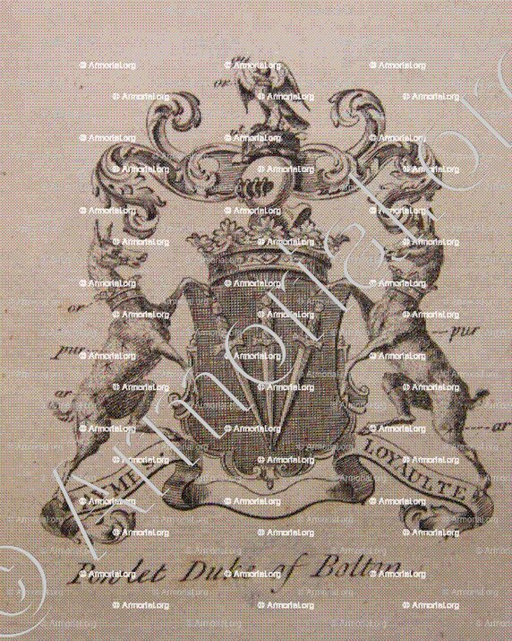 PAULET Duke of BOLTON_The Peerage England, 1779._England