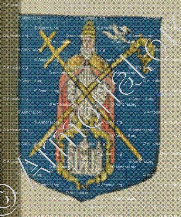 L'Abéïe de Munster, Ordre de St Benoist (Alsace)_Blason enregistré sous le règne de Louis XIV_France 