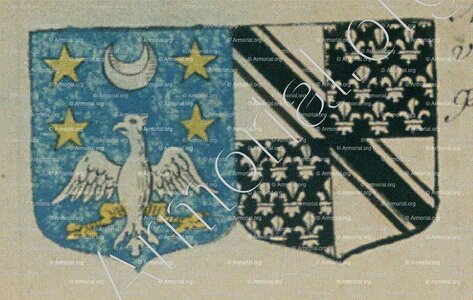 De CUSTINE de GUERMENGE ve DANNIERE DARQUES (Alsace)