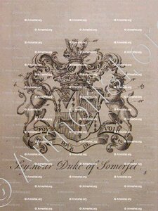 SEYMOUR Duke of Somerfet.