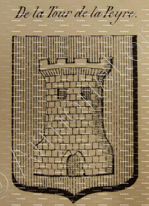 DE LA TOUR DE LA PEYRE_Auvergne_France