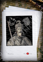 velin-d-Arches-CHARLEMAGNE_Armes de l'Empereur Charlemagne._Empire romain d'occident
