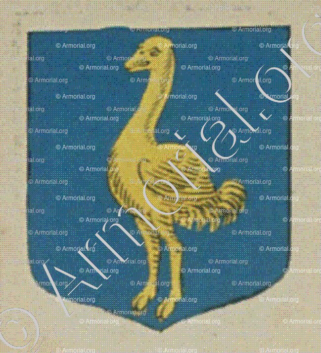 STORK (Alsace)_Blason enregistré sous le règne de Louis XIV_France 