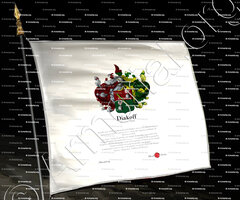 drapeau-DIAKOFF_Noblesse russe. Moscou 1822._Russie. (impressiom A4)
