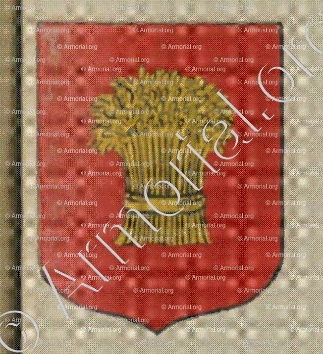 KASTE (Alsace)_Blason enregistré sous le règne de Louis XIV_France 