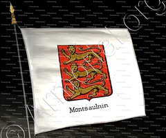 drapeau-MONTSAULNIN_Noblesse française (gravure du 19 e. s.)_France