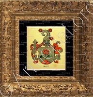 cadre-ancien-or-ROT_Wappenbuch der Stadt Basel . B.Meyer Knaus 1880_Schweiz 