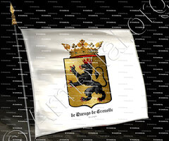 drapeau-de QUENGO de CRENOLLE_Bretagne. Marquis de Crenole 1779_France