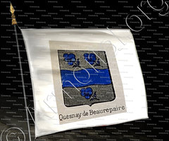 drapeau-QUESNAY de BEAUREPAIRE_Noblesse française (gravure du 19 e. s.)_France
