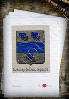 velin-d-Arches-QUESNAY de BEAUREPAIRE_Noblesse française (gravure du 19 e. s.)_France