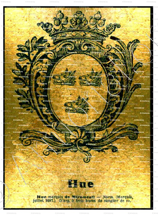 HUE_Marquis de Miromesnil, 1687. Normandie_France.