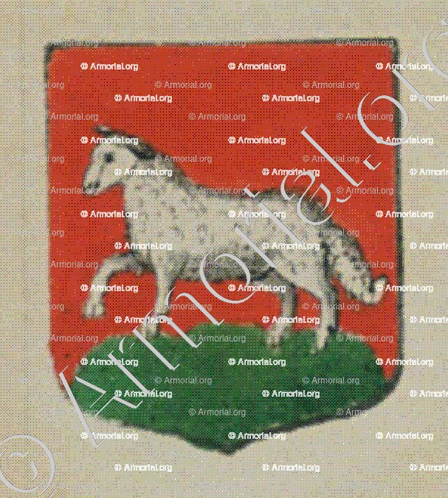 LAMBRECHE (Alsace)_Blason enregistré sous le règne de Louis XIV_France 