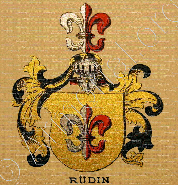 RUDIN_Wappenbuch der Stadt Basel . B.Meyer Knaus 1880_Schweiz 