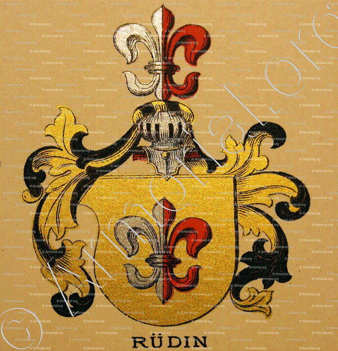 RUDIN_Wappenbuch der Stadt Basel . B.Meyer Knaus 1880_Schweiz 