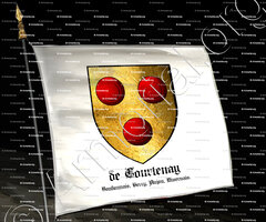 drapeau-de COURTENAY_Bourbonnais, Berry, Anjou, Nivernais._France (1)