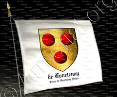 drapeau-de COURTENAY_Prince de Courtenay. Anjou._France (1)