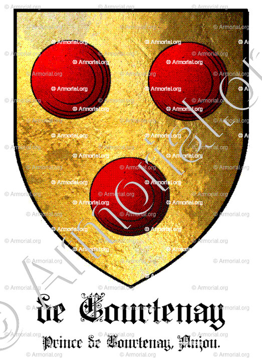 de COURTENAY_Prince de Courtenay. Anjou._France (1)