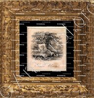 cadre-ancien-or-BUDDLE ATKINSON_Cornwall, (1705). North Carolina (1795)_U.S.A