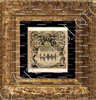 cadre-ancien-or-de SAINTE-MARTHE_Limousin, Poitou, Île-de-France. Ex-libris des frères Sainte-Marthe_France