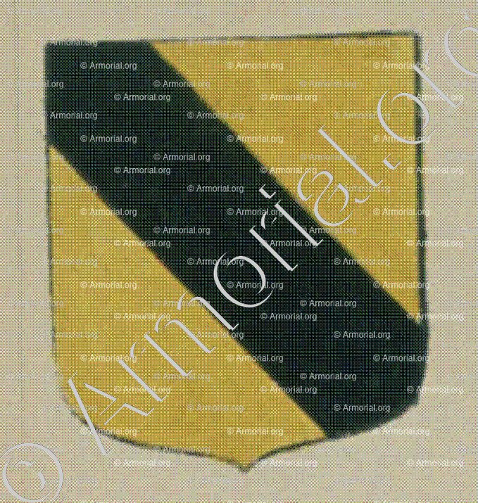 de FLACHSLAND (Alsace)_Blason enregistré sous le règne de Louis XIV_France