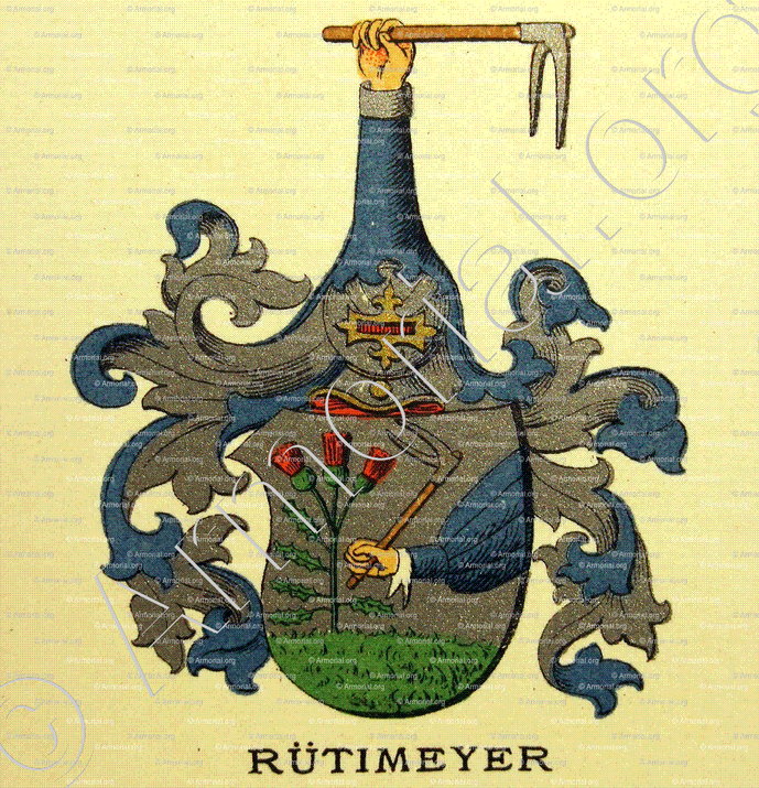 RÜTIMEYER_Wappenbuch der Stadt Basel . B.Meyer Knaus 1880_Schweiz 