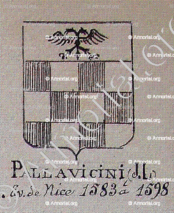 PALLAVICINI_Armorial Nice. (J. Casal, 1903) (Bibl. mun. de Nice)._France