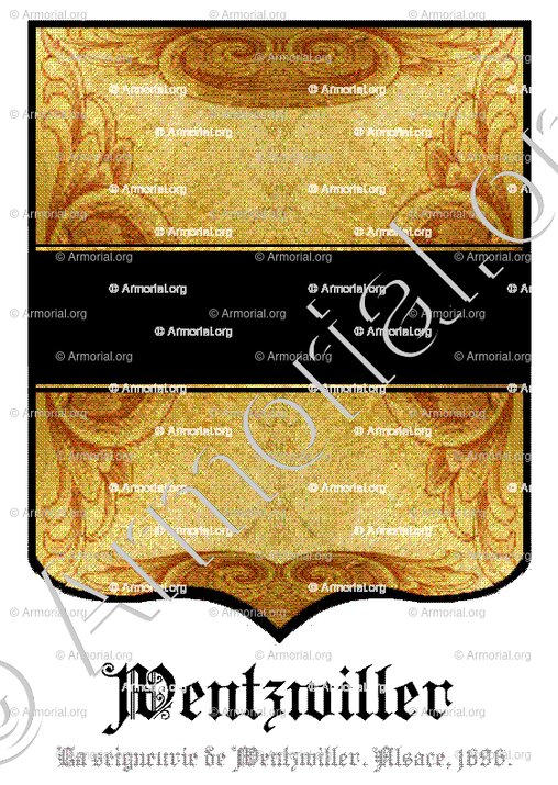 WENTZWILLER_La seigneurie de Wentzwiller. Alsace, 1696._France