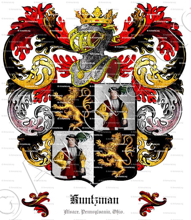 KUNTZMAN_Alsace, Pennsylvania, Ohio._France, United States of America (1)