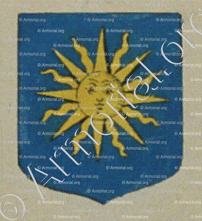 KEISLEN ve DICTRICK (Alsace)_Blason enregistré sous le règne de Louis XIV_France 