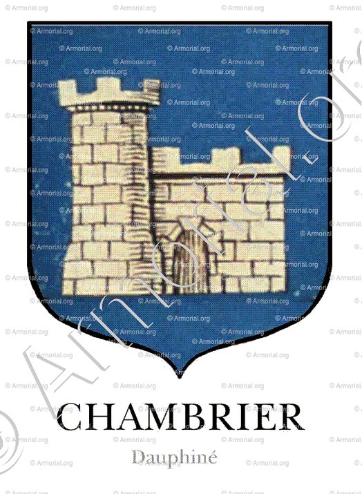 CHAMBRIER_Dauphiné, 1696_France