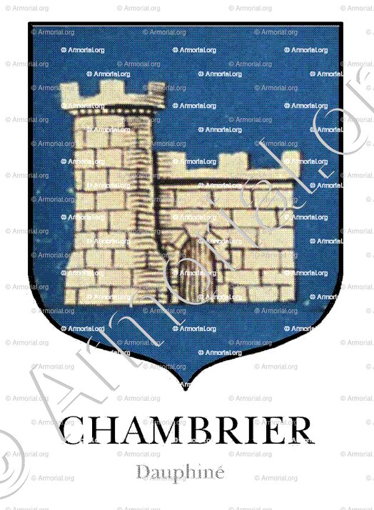 CHAMBRIER_Dauphiné, 1696_France