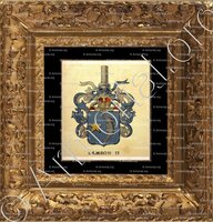 cadre-ancien-or-SAMSON_Wappenbuch der Stadt Basel . B.Meyer Knaus 1880_Schweiz 