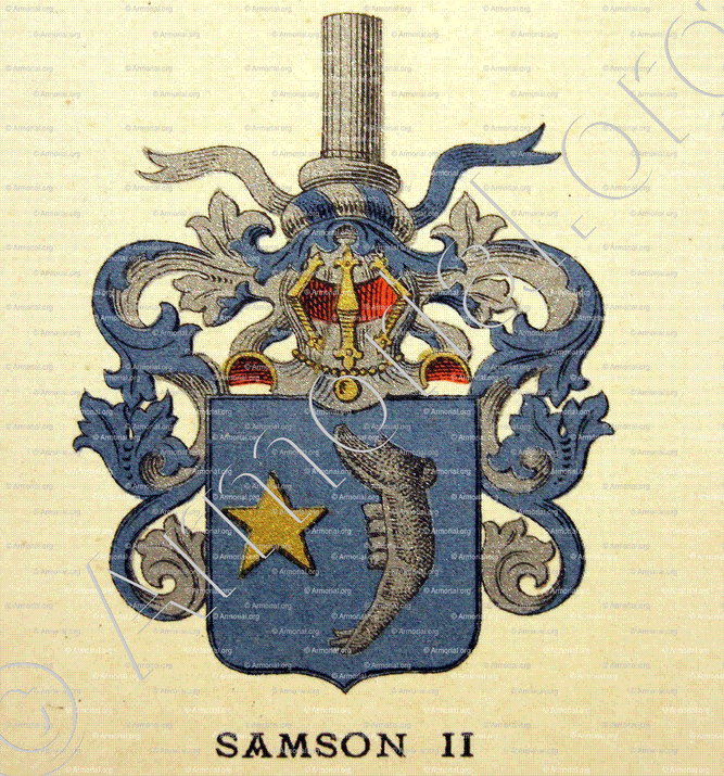 SAMSON_Wappenbuch der Stadt Basel . B.Meyer Knaus 1880_Schweiz 