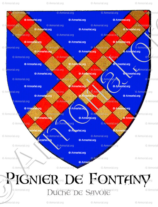 PIGNIER de FONTANY_Duché de Savoie_États de Savoie 